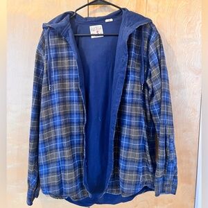 Read Head Brand Co. Plaid Hooded Flannel